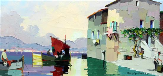 § Cecil Rochfort DOyly John (1906-1993) Sunrise at Cassis, near St Tropez 14 x 28in.